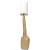Lampa Rzeźba w kształcie Butli Drewno Teak Podłogowa 115cm